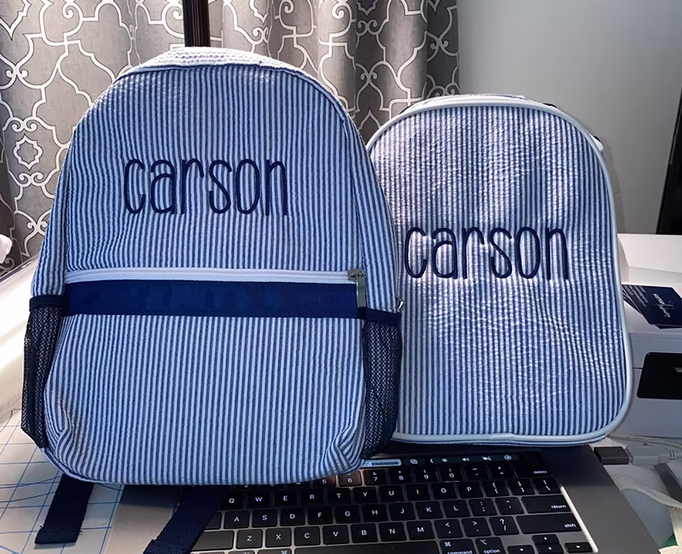 Monogram Full-size Bookbag and Lunch Box thumbnail 2